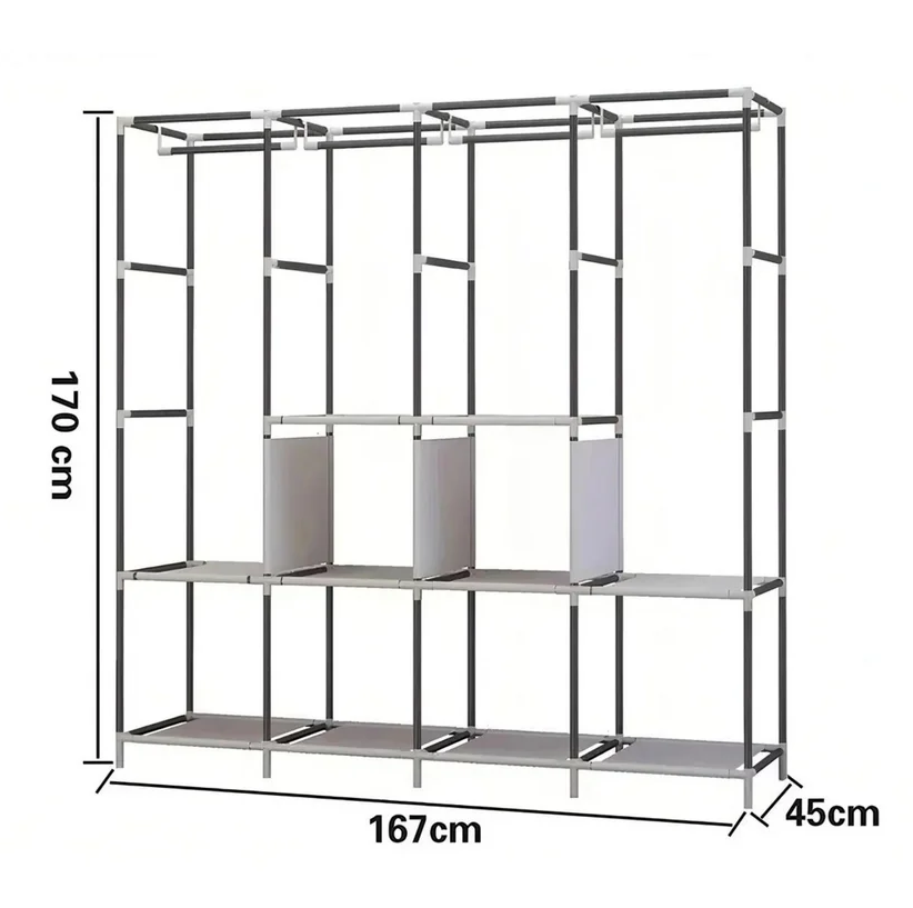 Miniatura 2 de Combo Armario 3w cuerpos+zapatero 9nivel